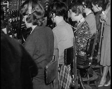 Female Civilians Working at the International Telephone Exchange, 1931. Creator: British Pathe Ltd