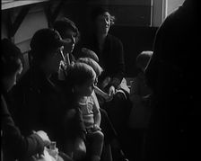 Female Civilians and Their Babies at Health Clinics Where the Babies Are Checked by Female..., 1931. Creator: British Pathe Ltd