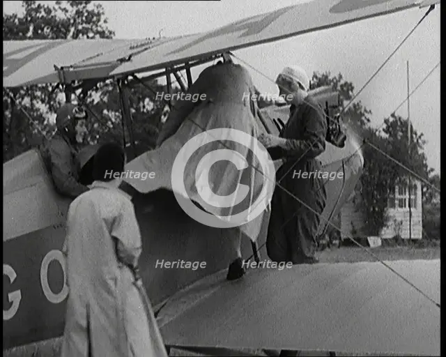 Female Civilians Getting into a Plane, 1931. Creator: British Pathe Ltd.