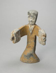 Female Dancer (Tomb Figurine), Western Han dynasty (206 B.C.-A.D. 9), c. 2nd century B.C. Creator: Unknown