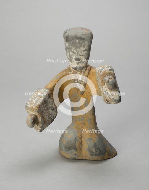 Female Dancer (Tomb Figurine), Western Han dynasty (206 B.C.-A.D. 9), c. 2nd century B.C. Creator: Unknown.