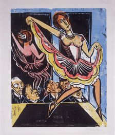 Female Dancer in the Mirror, 1923