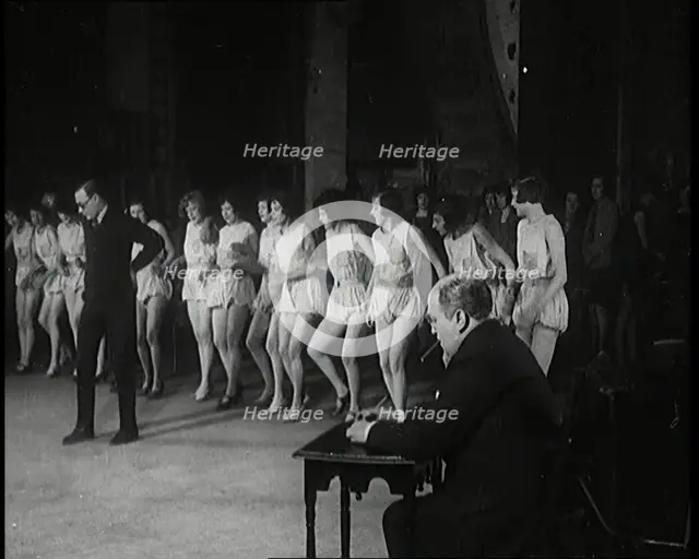 Female Dancers Rehearsing a Routine, 1920s. Creator: British Pathe Ltd.