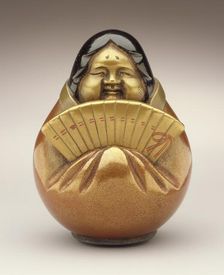 Female Daruma Doll, 19th century. Creator: Unknown