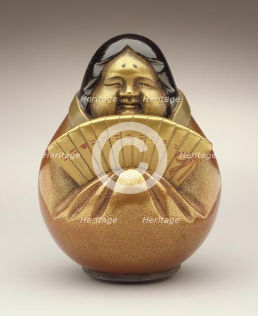 Female Daruma Doll, 19th century. Creator: Unknown.