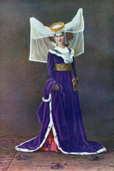 Female dress from the time of Henry VI, (1910)