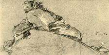 Female Faun c1761, (1928). Artist: Giovanni Battista Tiepolo