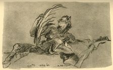 Female Faun c1761, (1928). Artist: Giovanni Battista Tiepolo