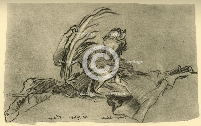 'Female Faun', c1761, (1928). Artist: Giovanni Battista Tiepolo.