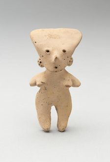 Female Figure with Incised Features and Triangular Head, 100 B.C./A.D. 300. Creator: Unknown