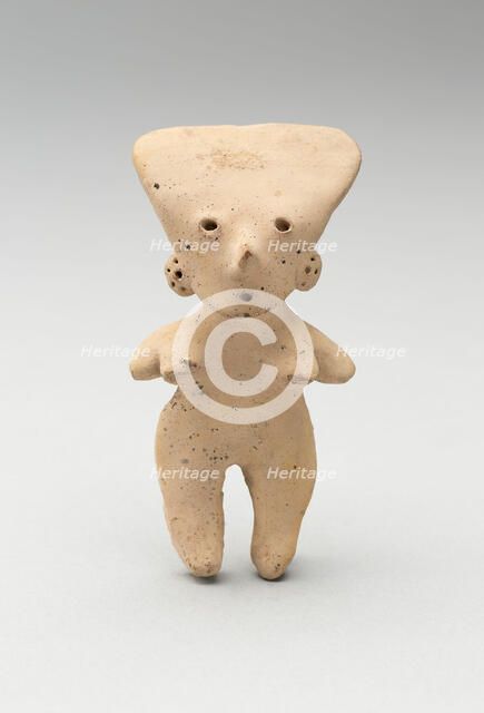 Female Figure with Incised Features and Triangular Head, 100 B.C./A.D. 300. Creator: Unknown.