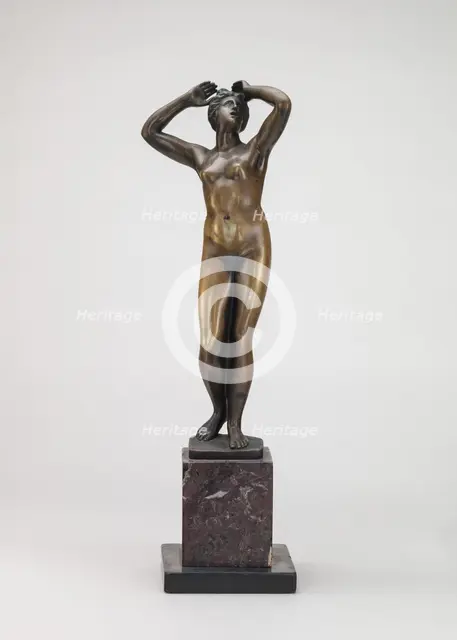 Female Figure with Raised Arms (a Niobid?), c. 1520/1530. Creator: Unknown.