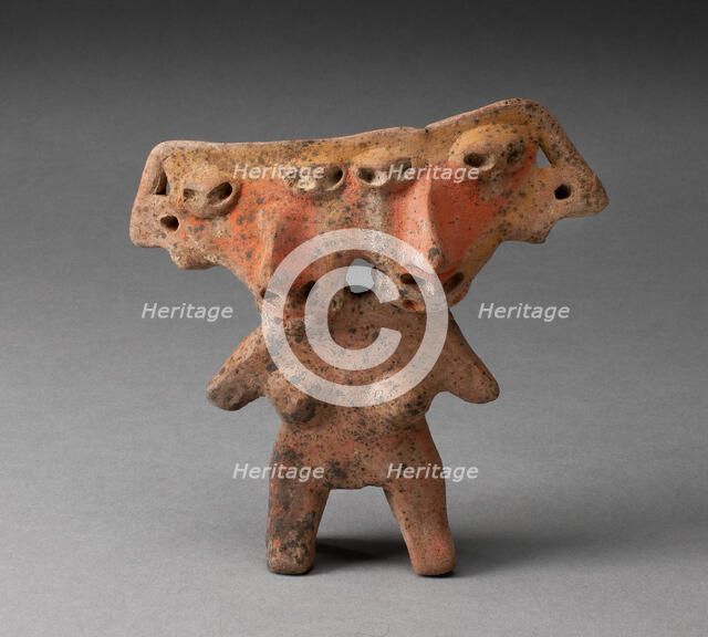 Female Figure with Two Joined Heads, 200 B.C./A.D. 300. Creator: Unknown.