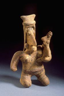 Female Figure and Child, 200 B.C.-A.D. 500. Creator: Unknown