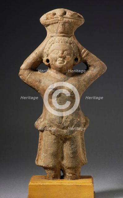 Female Figure Carrying a Basket, 1st century BCE-2nd century CE. Creator: Unknown.