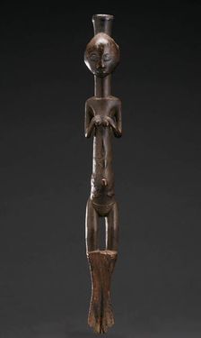 Female figure from staff, 1870-1900. Creator: Unknown