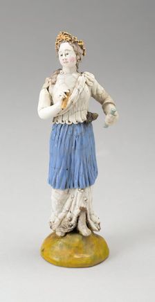 Female Figure, France, 18th century. Creator: Verres de Nevers