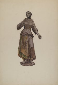 Female Figurehead, c. 1939. Creator: Betty Fuerst