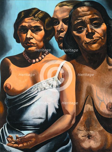 Female Figures, 1931-1932. Creator: Toorop, Charley (1891-1955).