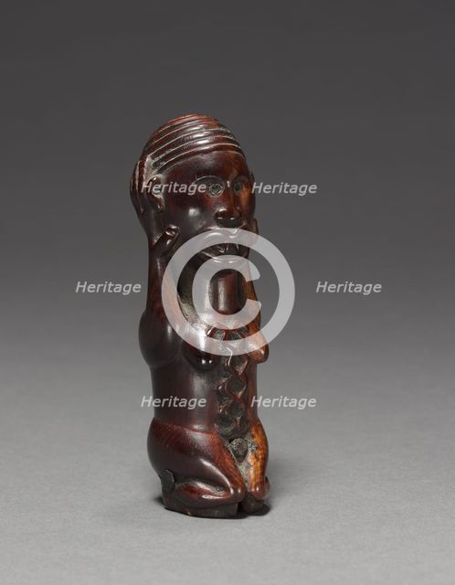 Female Figurine or Finial, late 1800s-early 1900s. Creator: Unknown.