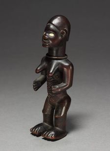 Female Figurine, late 1800s-early 1900s. Creator: Unknown