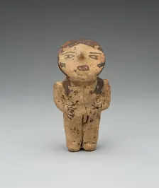 Female Figurine with Face and Body Markings, 180 B.C./A.D. 500. Creator: Unknown