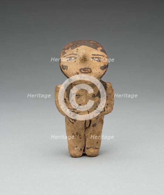 Female Figurine with Face and Body Markings, 180 B.C./A.D. 500. Creator: Unknown.