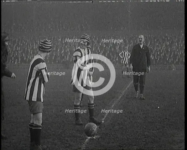 Female Football Players, 1920s. Creator: British Pathe Ltd.