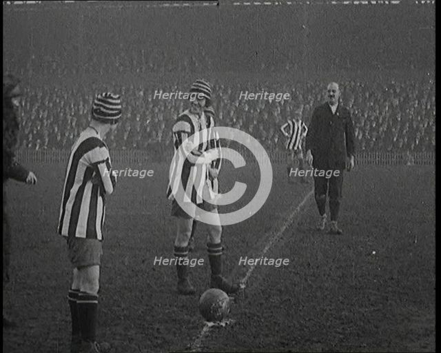 Female Football Players, 1920s. Creator: British Pathe Ltd.