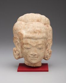 Female Head, 13th/15th century. Creator: Unknown