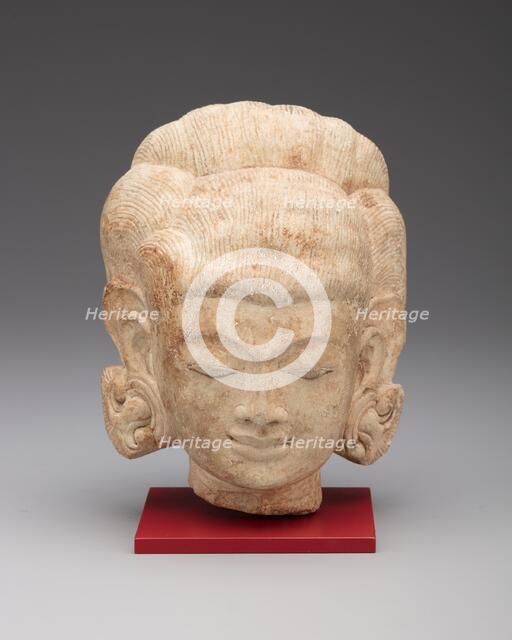 Female Head, 13th/15th century. Creator: Unknown.