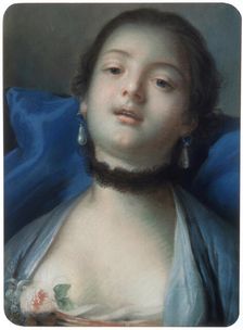 Female Head 18th century. Artist: François Boucher