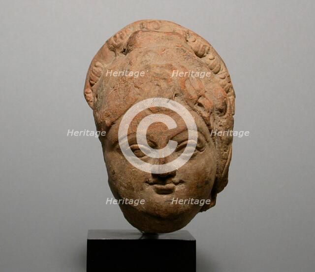 Female Head, 4th/6th century. Creator: Unknown.
