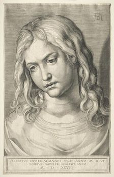 Female Head. Creator: Aegidius Sadeler (Flemish, c. 1570-1629)