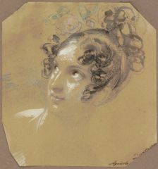 Female head. Creator: Karl Joseph Aloys Agricola