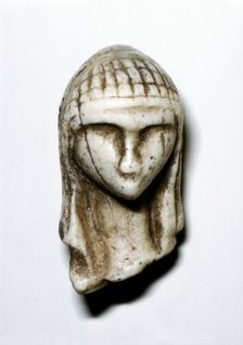 Female Head from Brassempovy, France, Upper Paleolithic, (c20th century)