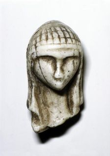 Female Head from Brassempovy, France, Upper Paleolithic, (c20th century)