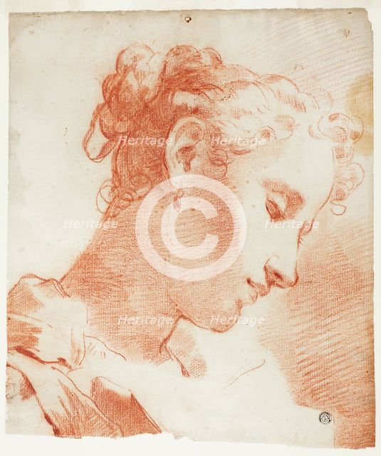 Female Head, n.d. Creator: Gaetano Gandolfi.