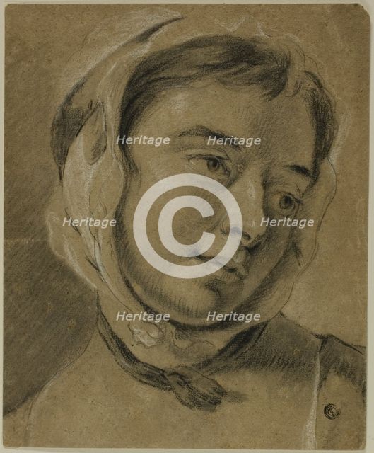 Female Head, n.d. Creators: Thomas Frye, Sir James Thornhill.