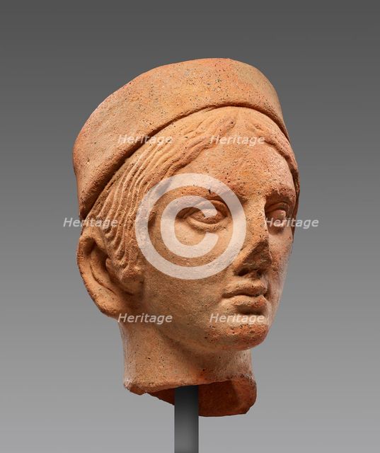 Female Head with a Polos, 1st century B.C. Creator: Unknown.