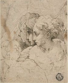 Female Heads, 1535/40. Creator: Parmigianino