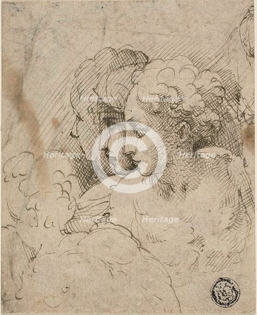 Female Heads, 1535/40. Creator: Parmigianino.