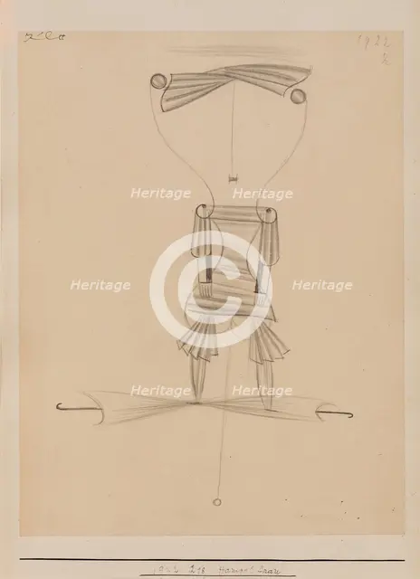 Female Jumping Jack, 1922. Creator: Paul Klee.