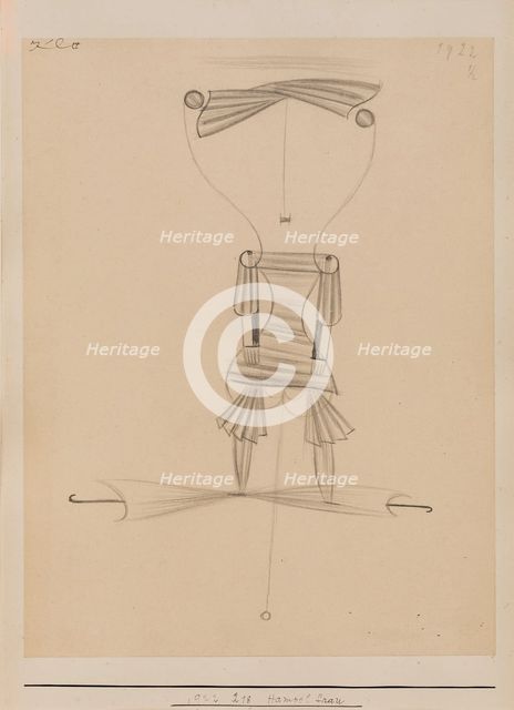 Female Jumping Jack, 1922. Creator: Paul Klee.