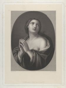 Female personification of Hope..., ca. 1835-81. Creator: Giovanni Buonafede