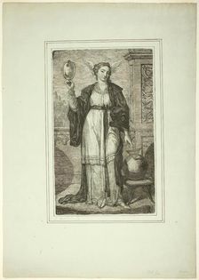 Female Personification of Science, 1776. Creator: Joseph Fratrel