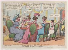 Female Politicians, January 1, 1808., January 1, 1808. Creator: Thomas Rowlandson
