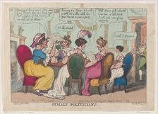 Female Politicians, January 1, 1808., January 1, 1808. Creator: Thomas Rowlandson