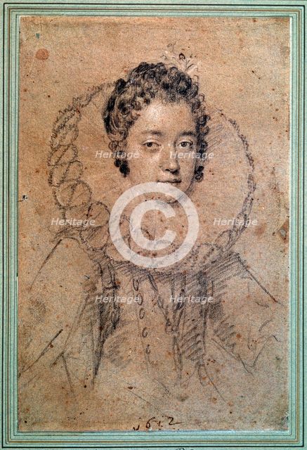 'Female Portrait', 1612.  Artist: Ottavio Mario Leoni