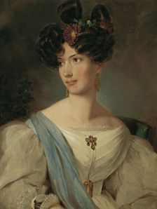 Female portrait, 1830. Creator: Peter Fendi